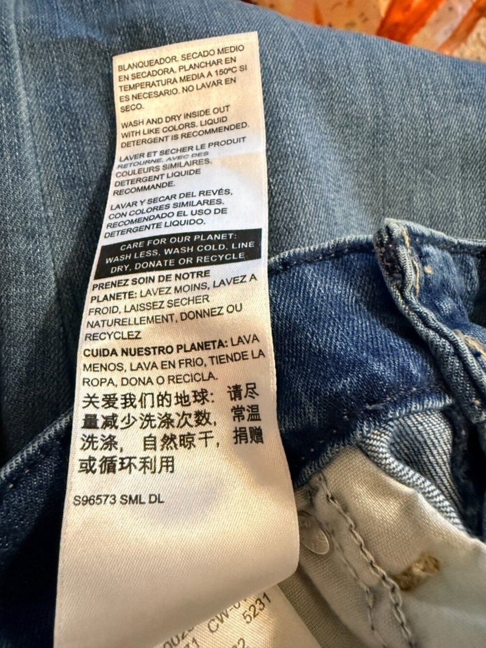 NWT Signature by Levi Strauss Women's Mid Rise Slim Simply Stretch Jeans 12L Lon - Picture 9 of 10